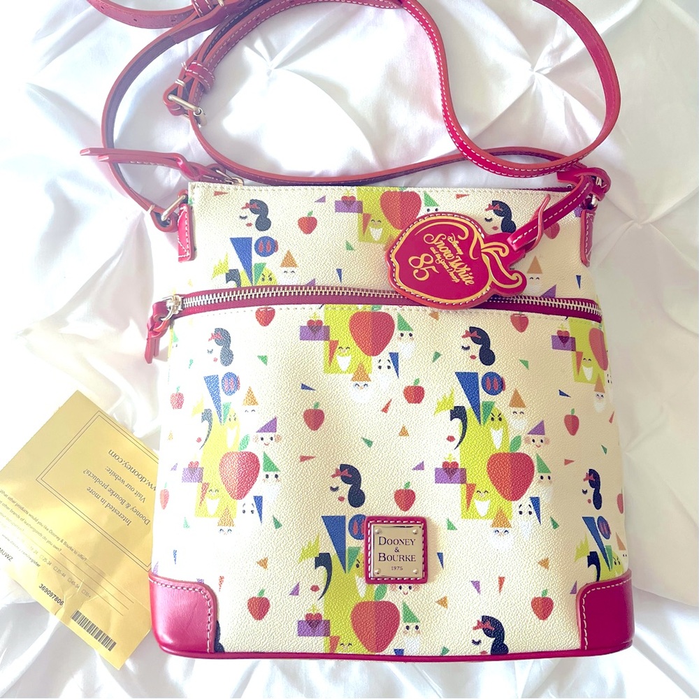 Disney Dooney and Bourke Snow White & the Seven Dwarfs Anniversary Crossbody Bag